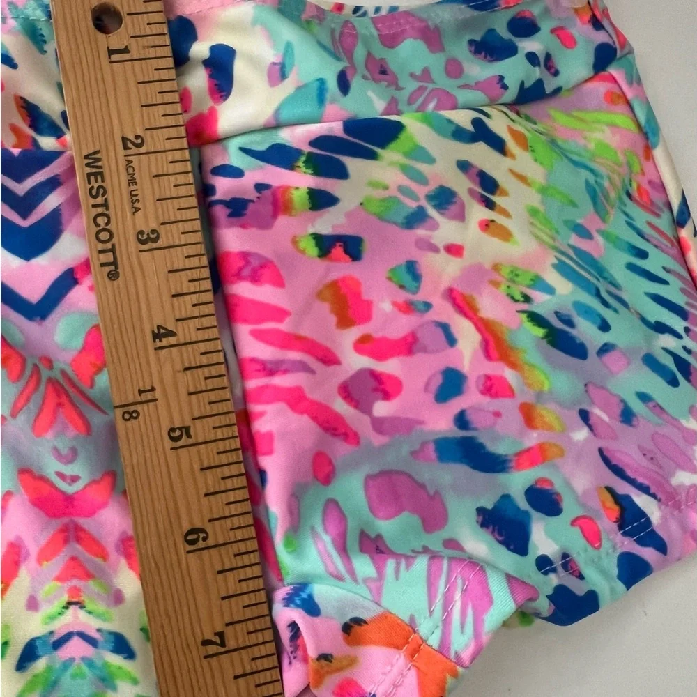 NEWMomentumBrands Girl 9/10 2-pc Swim Suit Watercolor Splash Print ElasticWaist